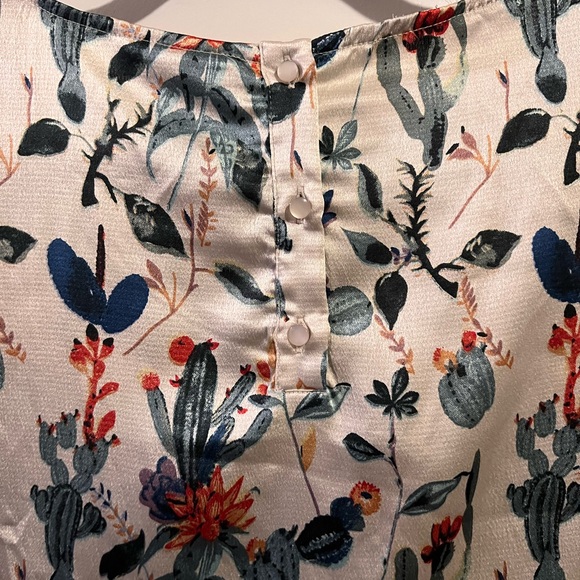 Junarose Sleeveless Cactus Print Blouse 24W - Picture 2 of 3
